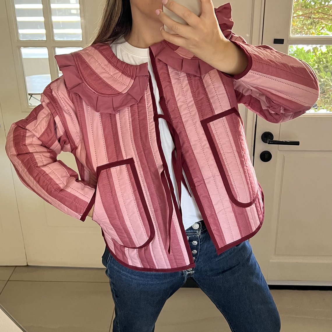 CAZADORA CUELLO VUELOS M/L  2