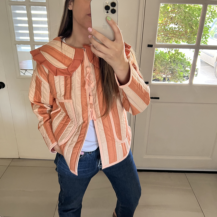 CAZADORA CUELLO VUELOS M/L  2