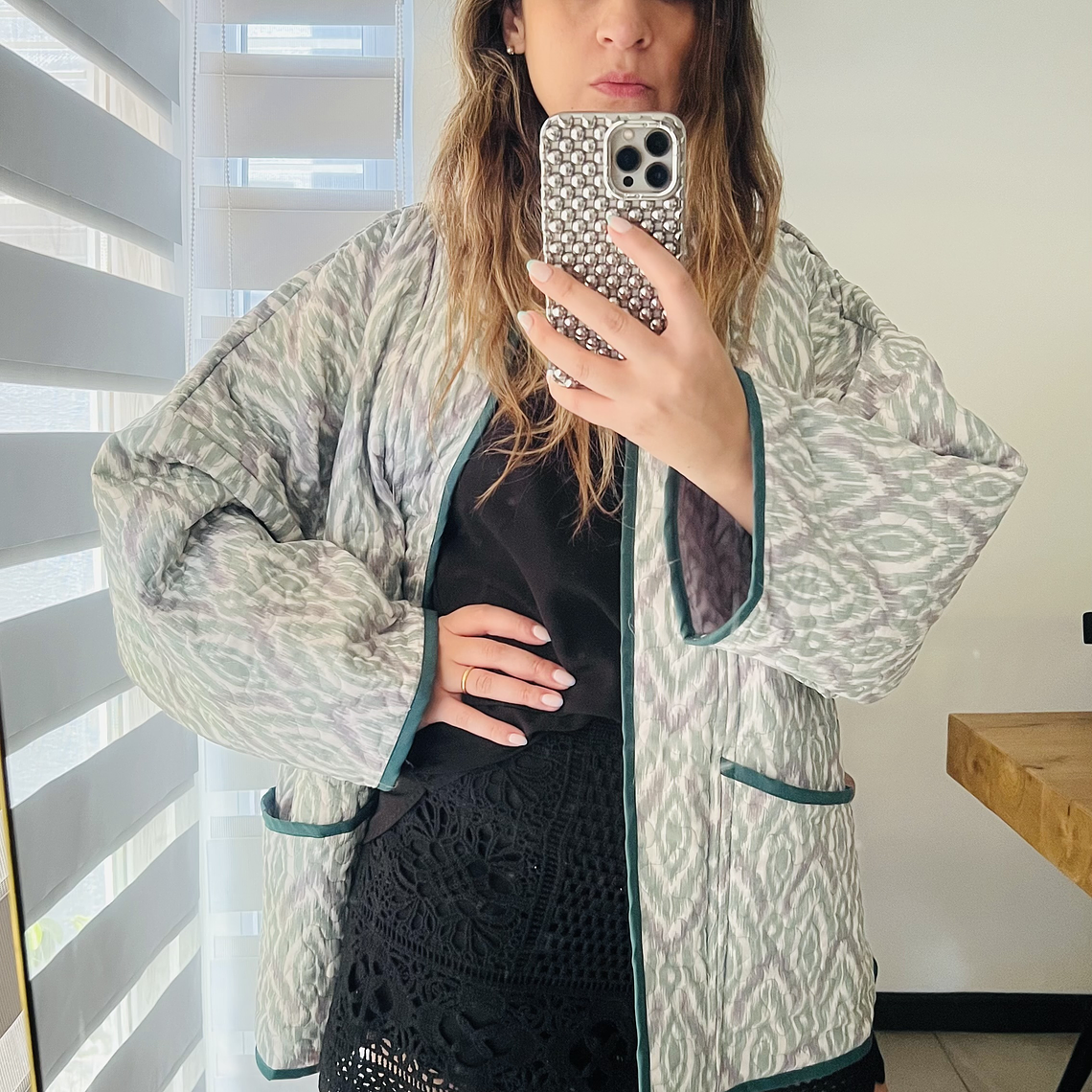 KIMONO OVERSIZED ACOLCHADO DELGADO  3
