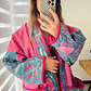 KIMONO OVERSIZED ACOLCHADO DELGADO  - Miniatura 3