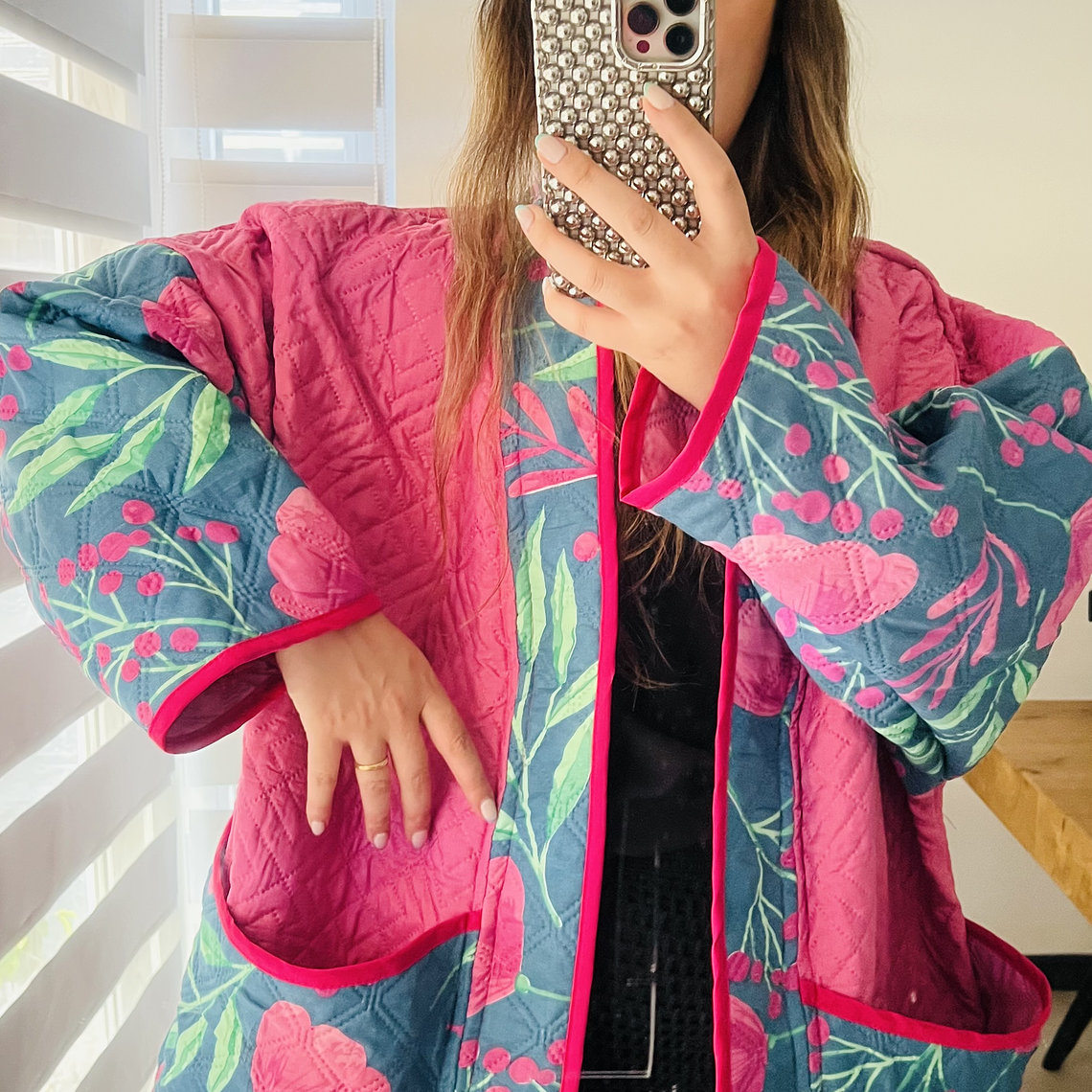 KIMONO OVERSIZED ACOLCHADO DELGADO  4