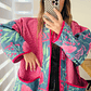 KIMONO OVERSIZED ACOLCHADO DELGADO  - Miniatura 4