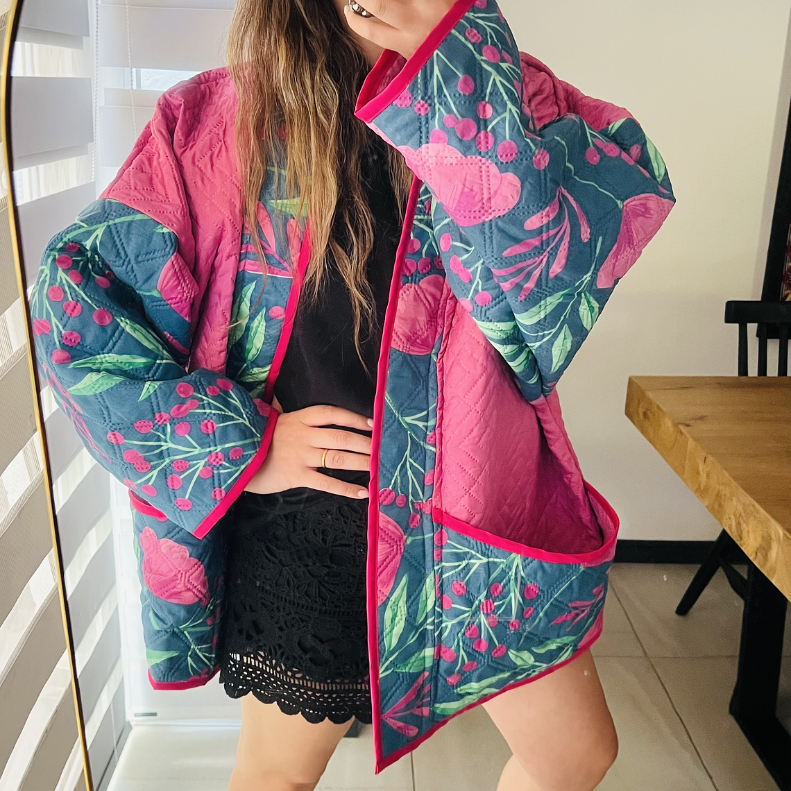 KIMONO OVERSIZED ACOLCHADO DELGADO  2