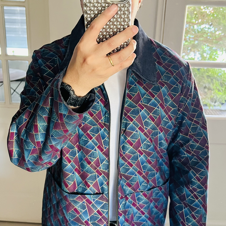 CHAQUETA REVERSIBLE UNISEX TALLA M/L  2