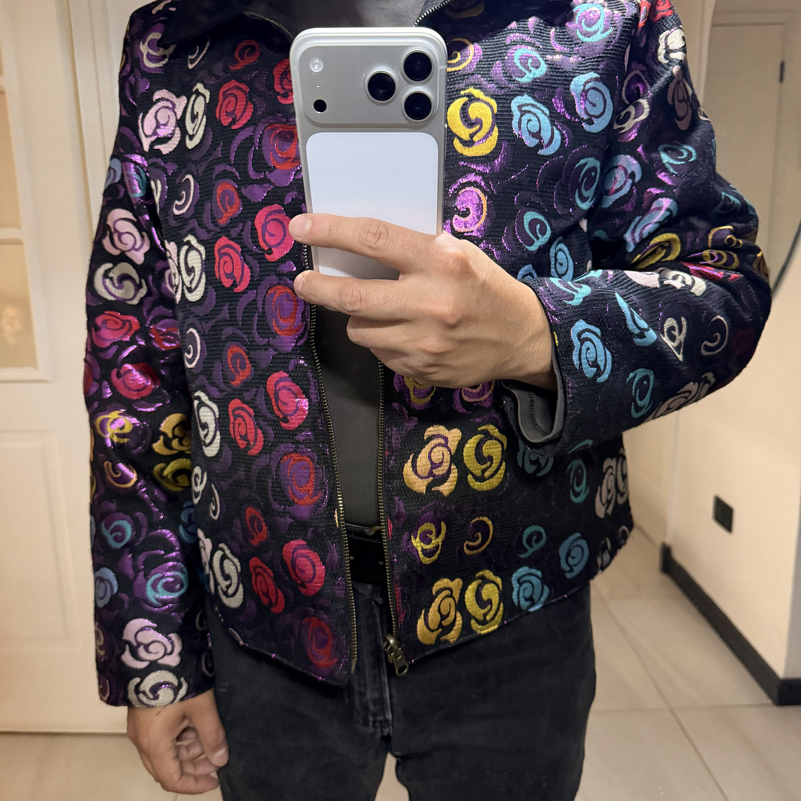 CHAQUETA REVERSIBLE UNISEX TALLA M/L  2