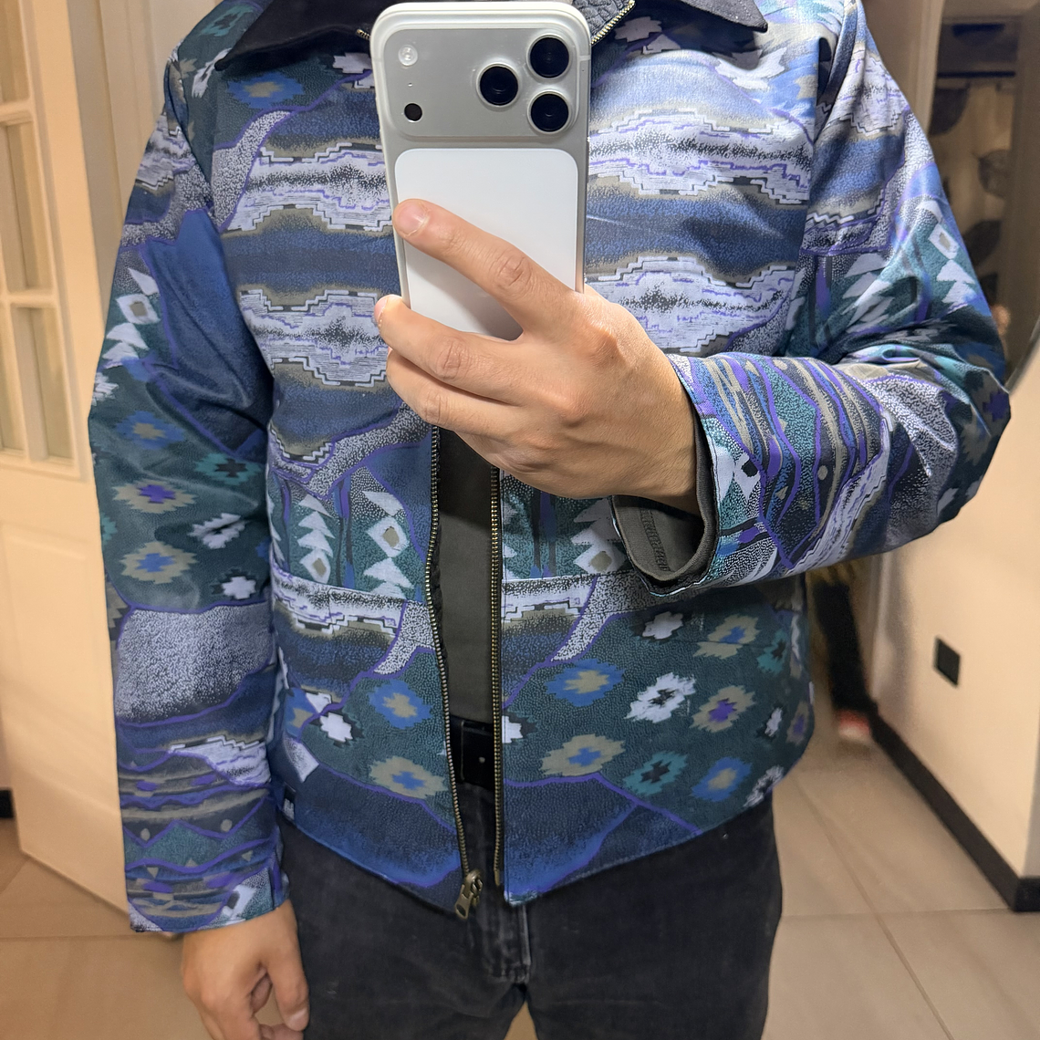 CHAQUETA REVERSIBLE UNISEX TALLA M/L  2