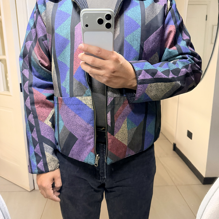 CHAQUETA REVERSIBLE UNISEX TALLA M/L  2