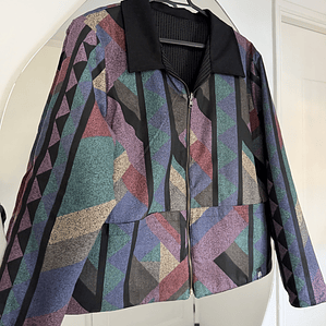 CHAQUETA REVERSIBLE UNISEX TALLA M/L 