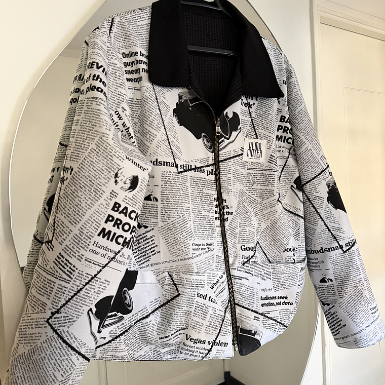 CHAQUETA REVERSIBLE UNISEX TALLA M/L  1