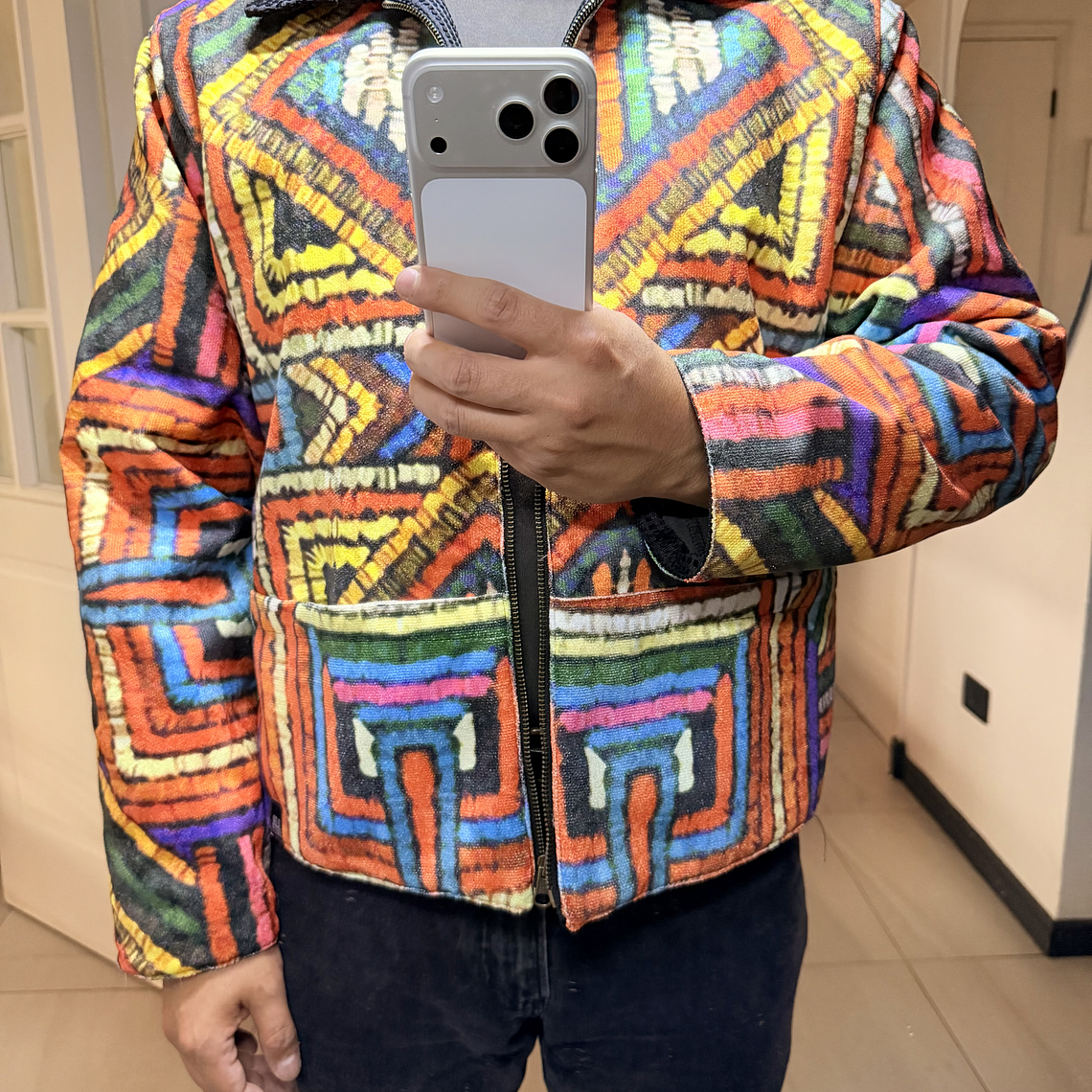 CHAQUETA REVERSIBLE UNISEX TALLA M/L  2