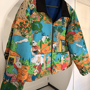 CHAQUETA REVERSIBLE UNISEX TALLA M/L 