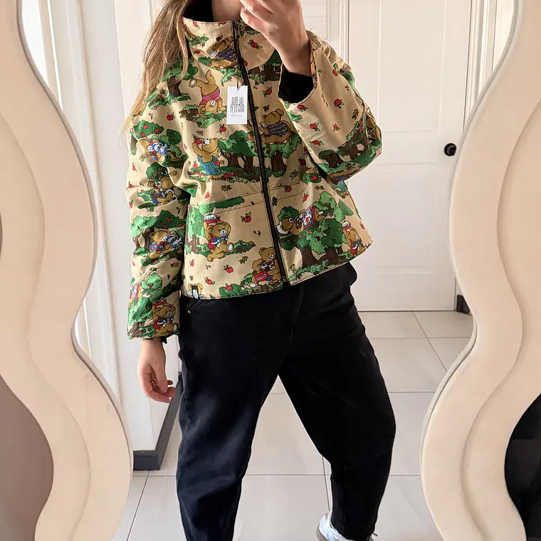 CHAQUETA MUJER REVERSIBLE  2