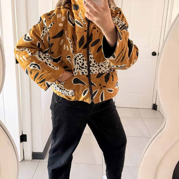 CHAQUETA MUJER REVERSIBLE  2