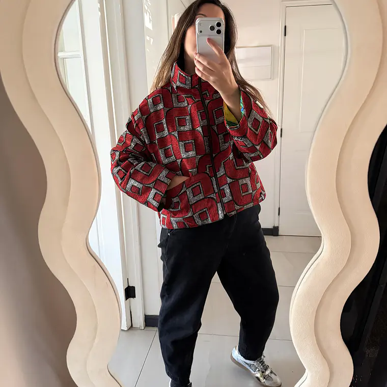 CHAQUETA MUJER REVERSIBLE  2