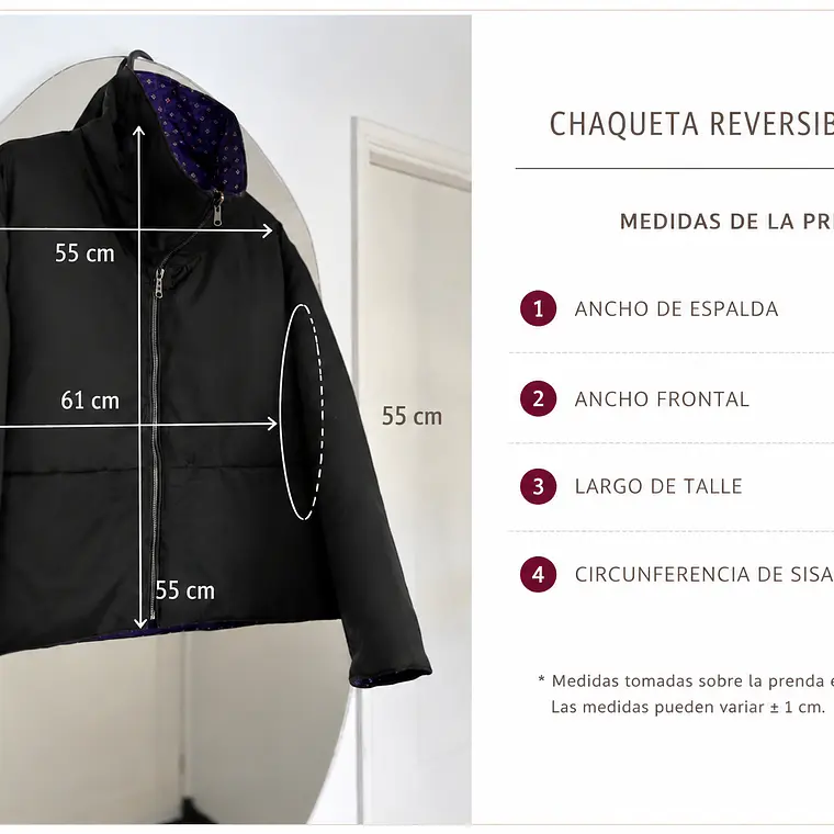 CHAQUETA REVERSIBLE MUJER  3