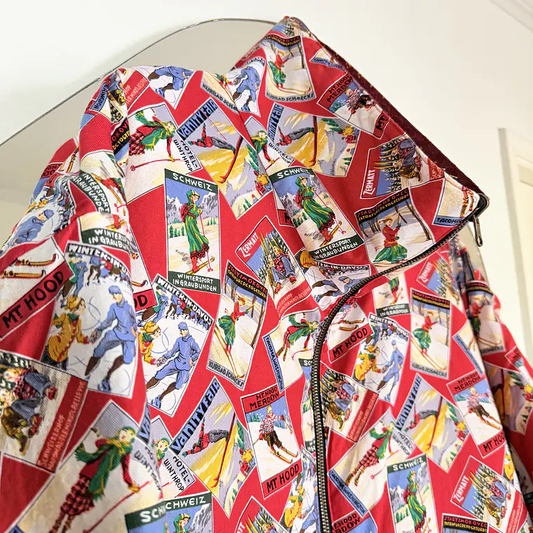 CHAQUETA MUJER REVERSIBLE  2