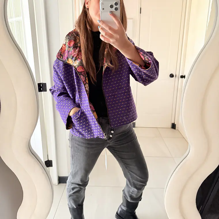 CHAQUETA MUJER REVERSIBLE  4