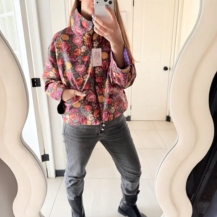 CHAQUETA MUJER REVERSIBLE  5