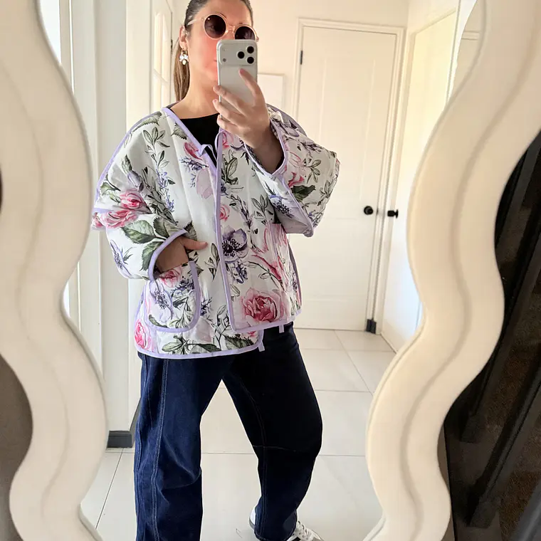 KIMONO ACOLCHADO OVERSIZED REVERSIBLE  5