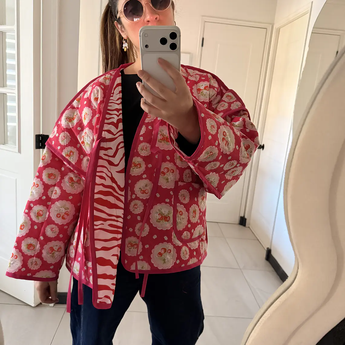 KIMONO ACOLCHADO OVERSIZED REVERSIBLE  5