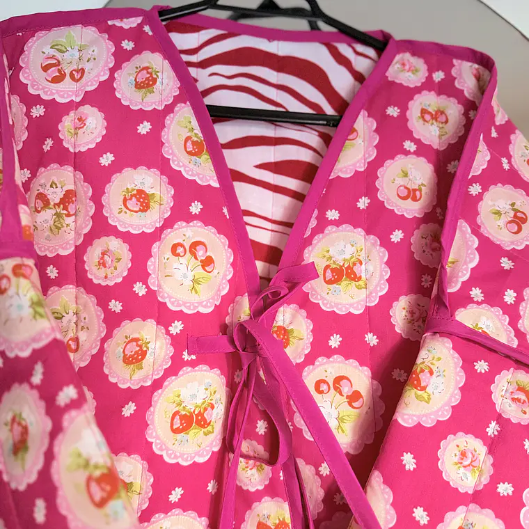 KIMONO ACOLCHADO OVERSIZED REVERSIBLE  3