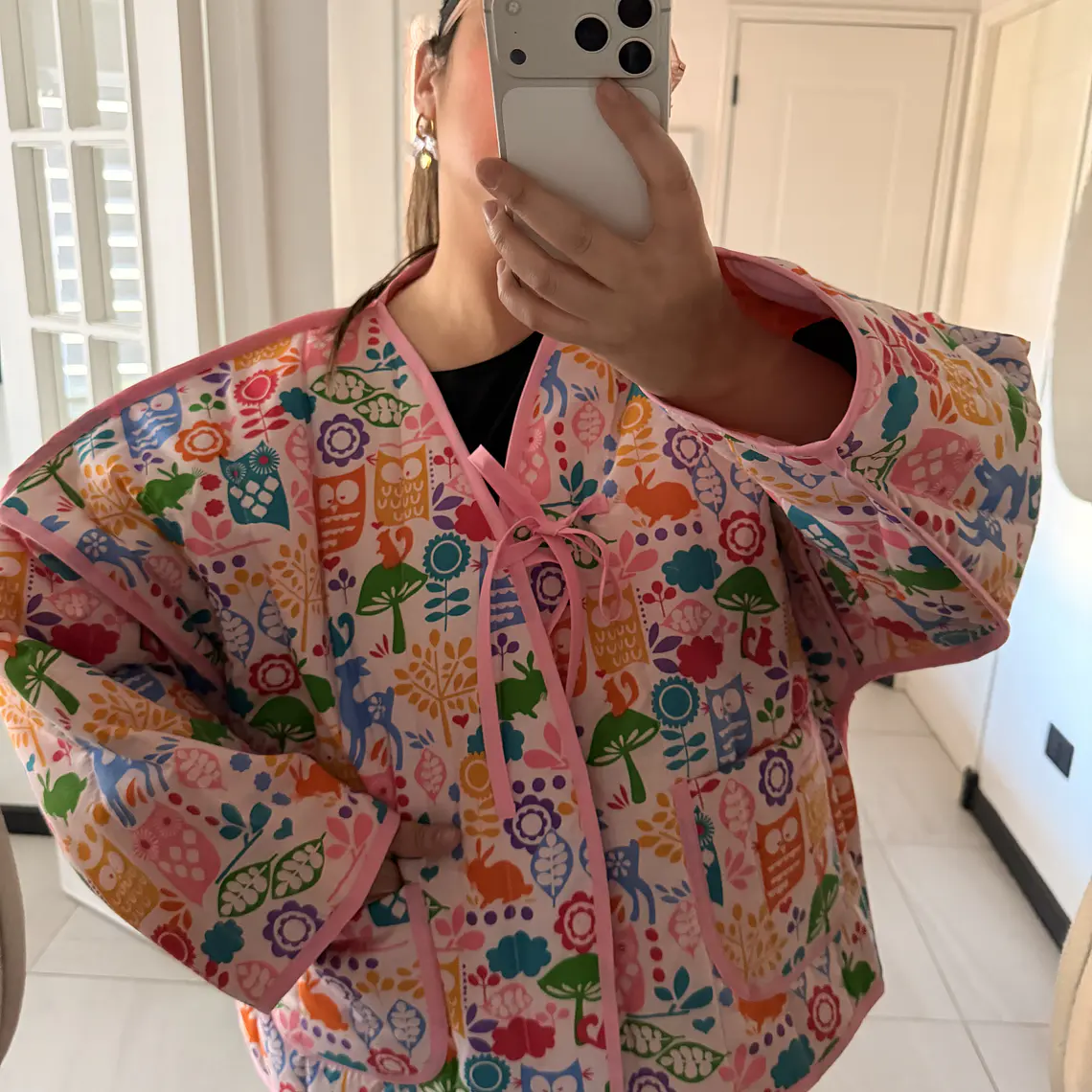 KIMONO ACOLCHADO OVERSIZED REVERSIBLE  6