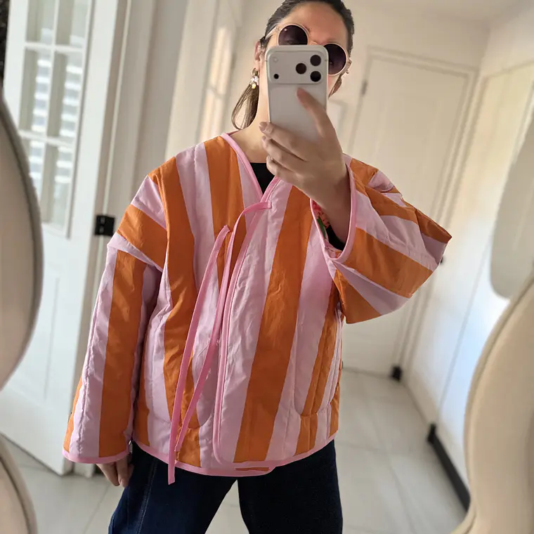 KIMONO ACOLCHADO OVERSIZED REVERSIBLE  4