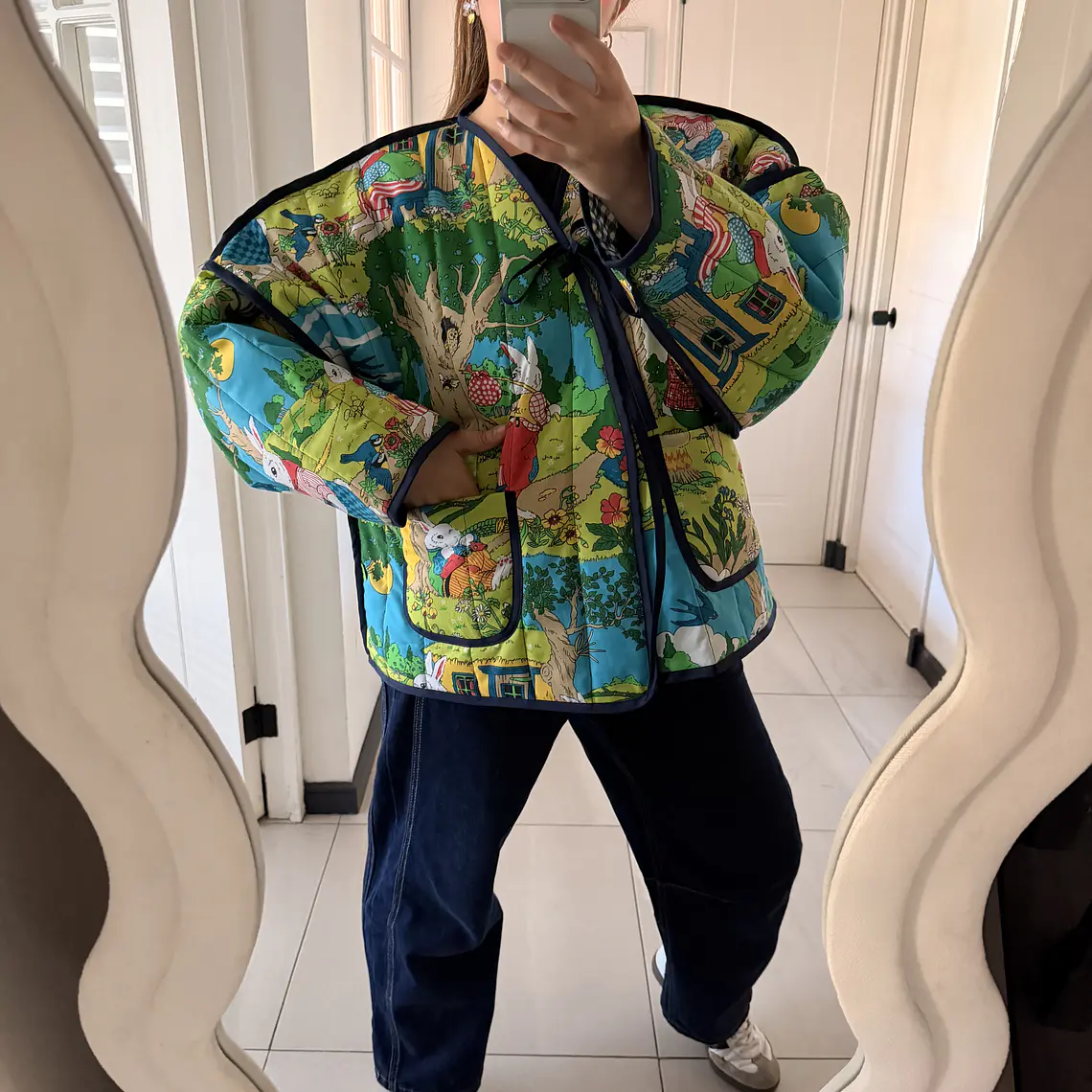 KIMONO ACOLCHADO OVERSIZED REVERSIBLE  5