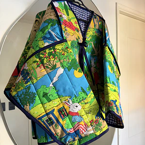 KIMONO ACOLCHADO OVERSIZED REVERSIBLE 