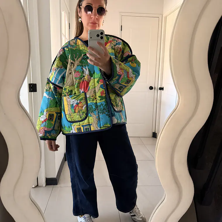 KIMONO ACOLCHADO OVERSIZED REVERSIBLE  4