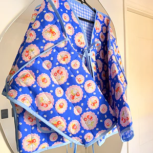 KIMONO ACOLCHADO OVERSIZED REVERSIBLE 