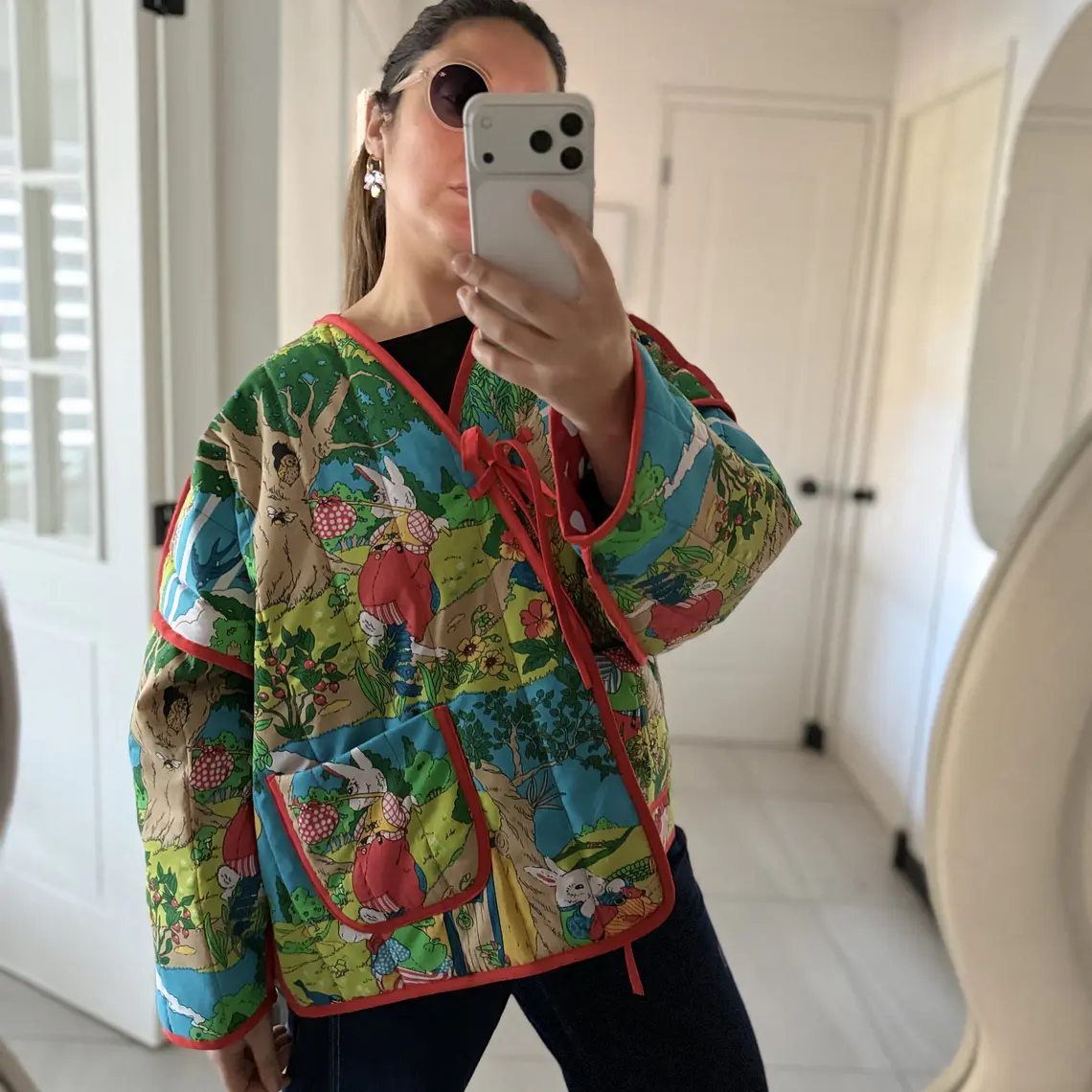 KIMONO ACOLCHADO OVERSIZED REVERSIBLE  4