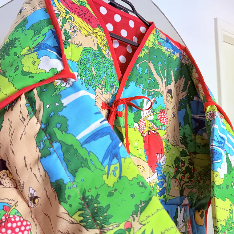 KIMONO ACOLCHADO OVERSIZED REVERSIBLE  3