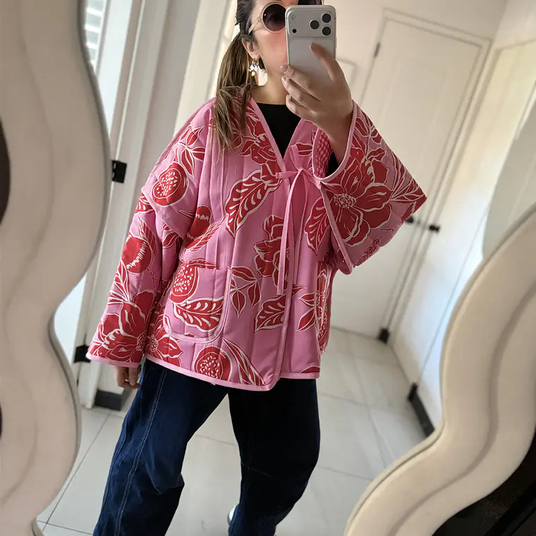 KIMONO ACOLCHADO OVERSIZED REVERSIBLE  3