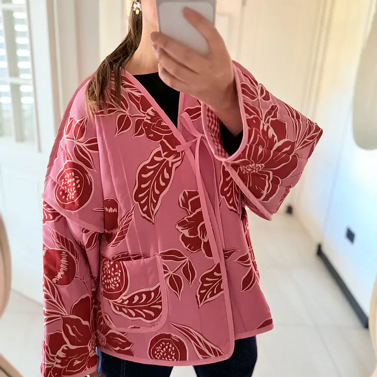 KIMONO ACOLCHADO OVERSIZED REVERSIBLE  4