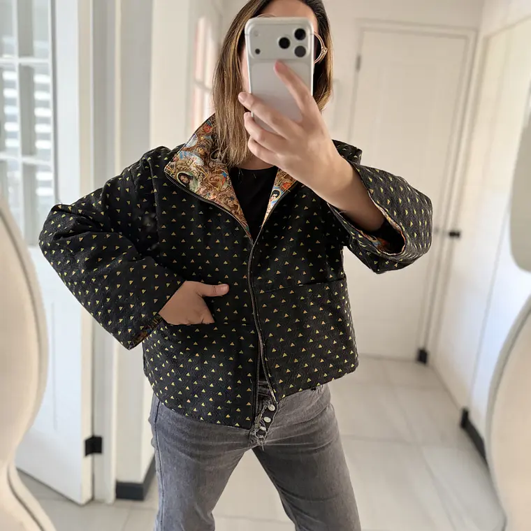CHAQUETA MUJER REVERSIBLE  4