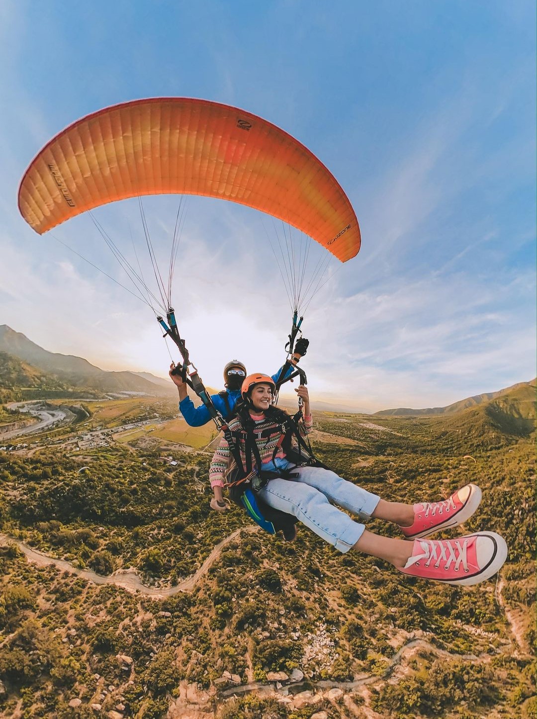 Vuelo turistico en Parapente | Los primeros aleteos