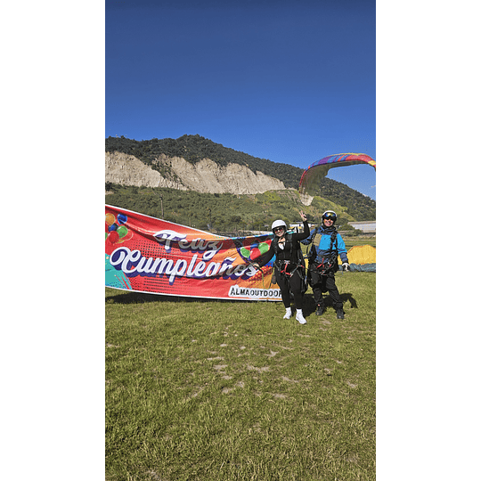 Carte Cadeau Individuel. Vol touristique en parapente  - Image 2