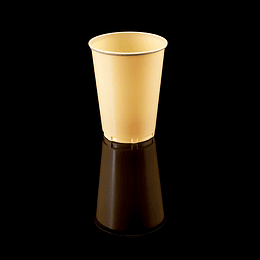 VASO PLASTICO BEIGE 300CC