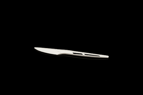 CUCHILLO 10 COMPOSTABLE BLANCO