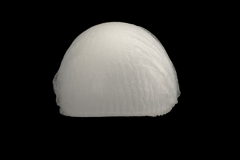 GORRO TOCA CLIP BLANCO 1/100 1