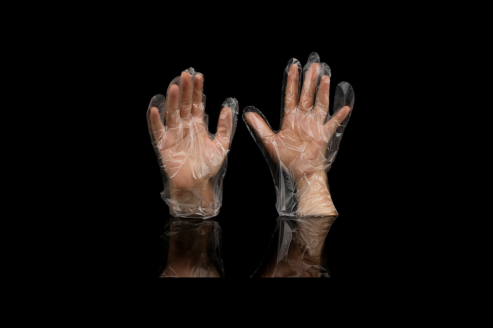 GUANTE POLIETILENO TRANSPARENTE 100 U/BO 1