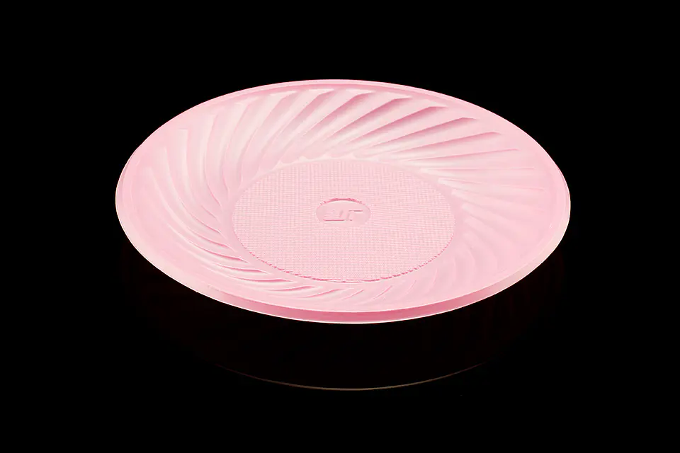 PLATO N 22 CM  ROSADO PAQX25UN 1