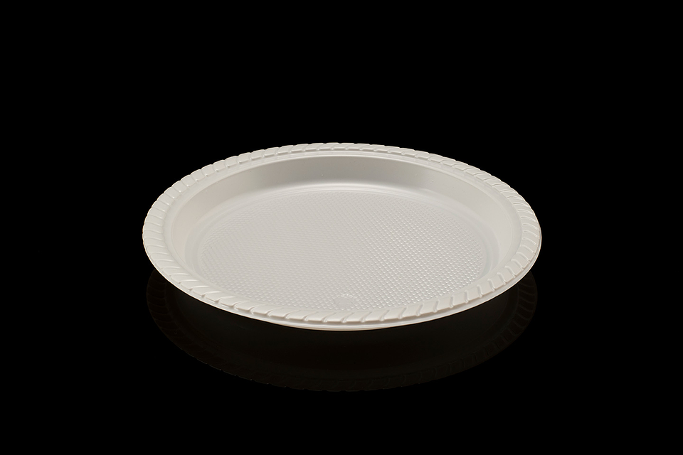 PLATO PLAST 22CM BLANCO (venta por paquete x 50 un) 1