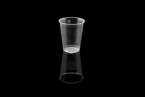 VASO PLASTICO TRANSPARENTE 300CC PAQX50U