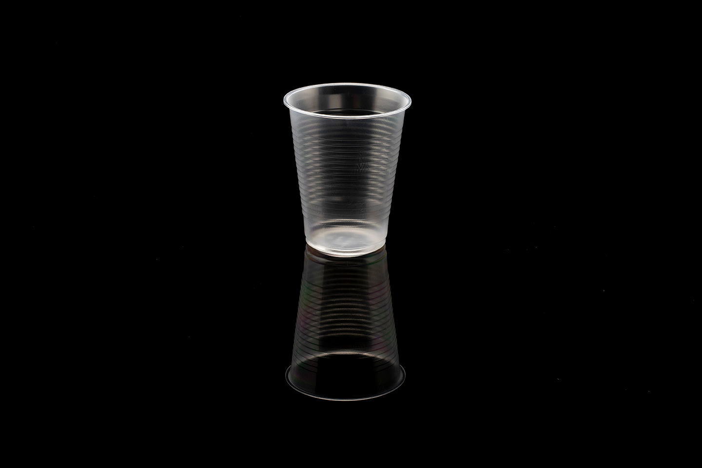 VASO PLASTICO TRANSPARENTE 300CC PAQX50U 1