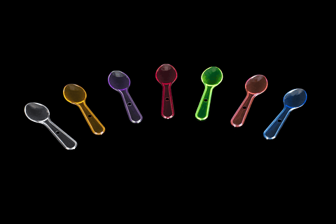 CUCHARA COLORES HELADO 1000UN/BOLSA