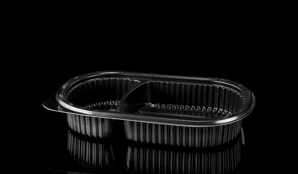 BANDEJA 180 NEGRA C/DIVISION 1