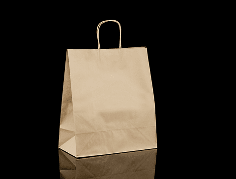 BOLSA KRAFT 31X16X39 MANILLA TORCIDA