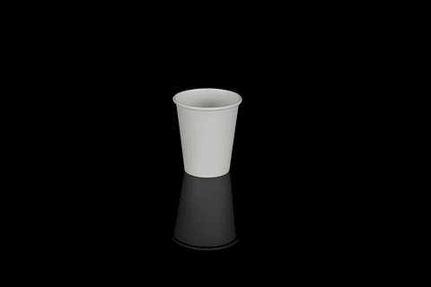 VASO POLIPAPEL 120Z BLANCO PAQX50UNI